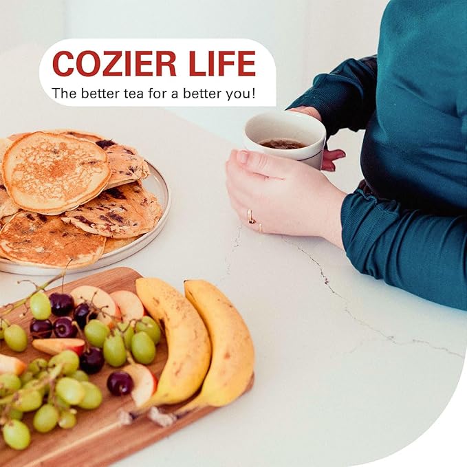 WT WEETEE Organic Puerh Tea Bags, Organic Ripe Pu'erh Tea 100 Count, Smooth, Subtly Sweet, Earthy Dark Tea Black Tea, Rich Antioxidants