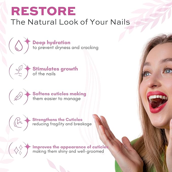 Pics Nails Professional Cuticle Oil - Vanilla Cuticle Softener for Nails & Cuticle Care - Nail Oil Cuticle Repair Treatment with Sunflower Seed Oil 12ML Cuticle Oil Bottle with Brush Applicator