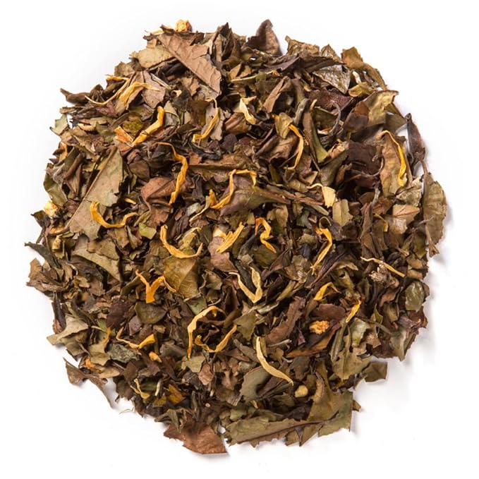 Davidson's Tea, Organic, White Spiced Peach, 16-Ounce Bag