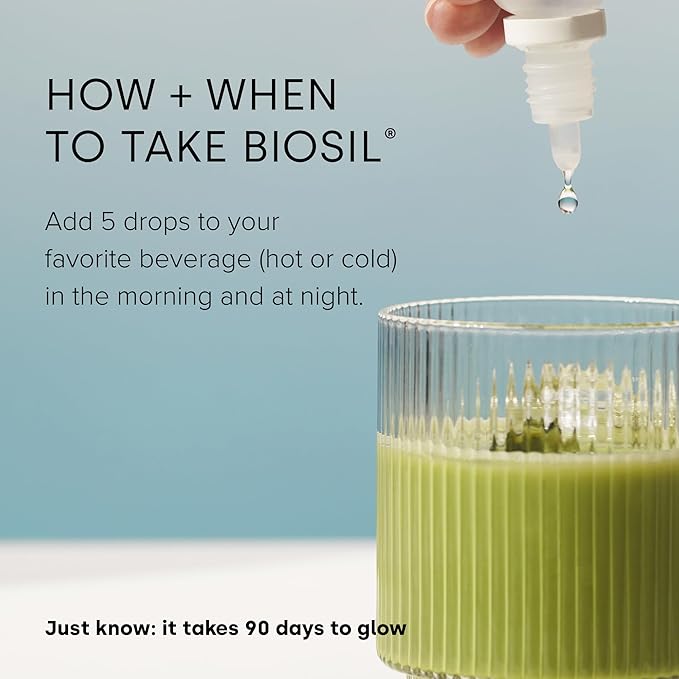 Biosil Collagen Generator - 0.5 fl oz Drops - With Patented ch-OSA Complex - Generates & Protects Your Own Collagen - GMO Free - 30-Day Supply