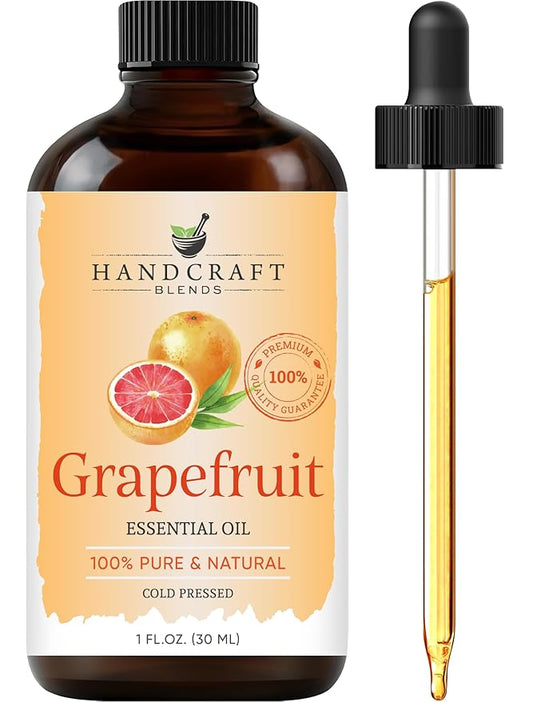 Handcraft Blends Grapefruit Essential Oil - 1 Fl Oz - 100% Pure and Natural - Premium Grade Essential Oil for Diffuser and Aromatherapy