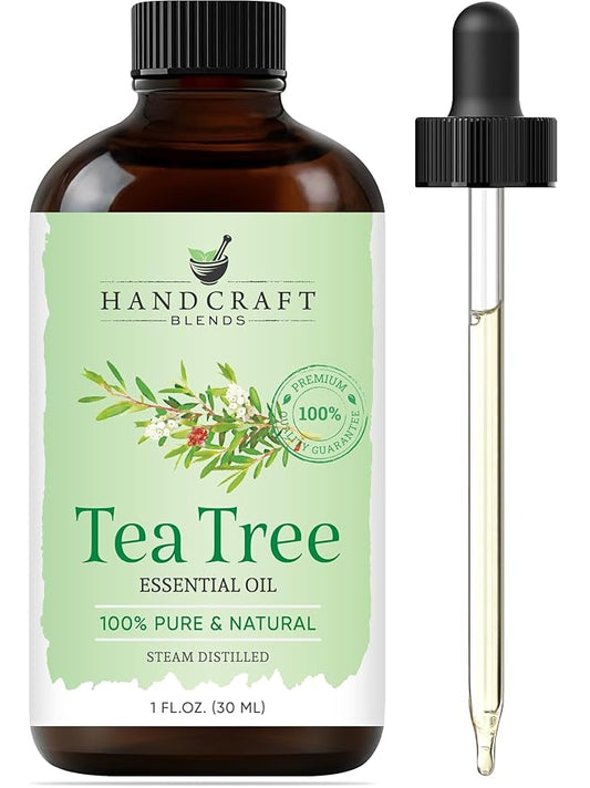 Handcraft Blends Tea Tree Essential Oil - 1 Fl Oz - 100% Pure and Natural - Premium Grade Essential Oil for Diffuser and Aromatherapy