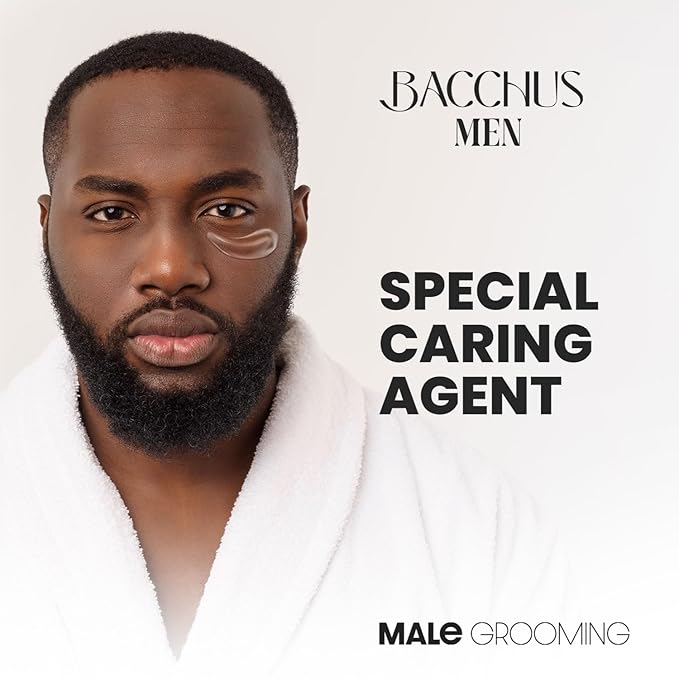 Bacchus Men Vitamin C Eye Gel, Reduce Dark Circles, Spots and Eye Puffiness - Anti Aging Treatment Nourishes, Revitalizes, Soothes, and Refreshes the Look of Your Eye Area | Made in USA | 0.5 oz