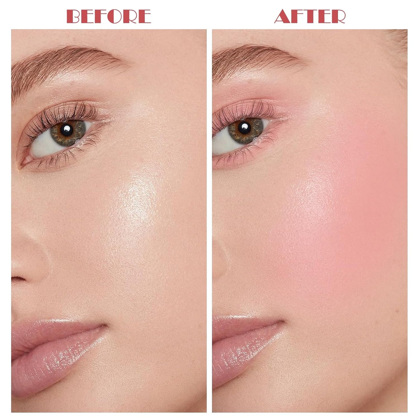 Cream Blush Makeup,Buildable Blush Stick for Cheeks,Matte Finish,Long Wear,Easy Application,Lightweight Multi Stick