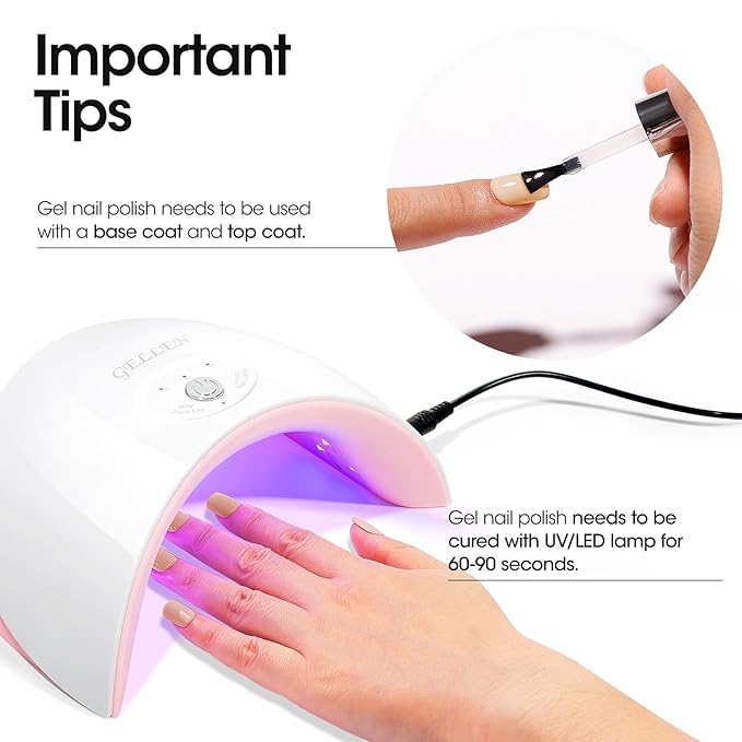 Gellen Nude Gel Nail Polish 18 ML Nude Neutral Gel Polish Beige Skin Tones Soak off UV LED Nail Lamp Nail Polish for Nail Art French Manicure Home Salon DIY Gift, 0.61 Fl Oz