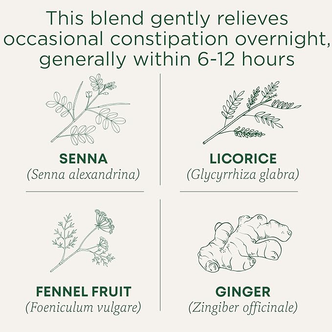 Traditional Medicinals Tea, Organic Smooth Move, Relieves Occasional Constipation, Senna - 48 Tea Bags