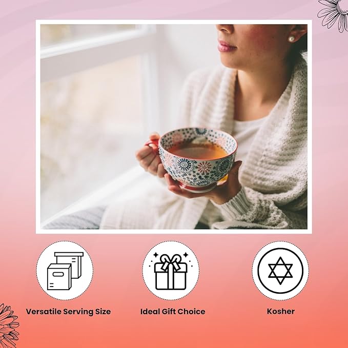 Ceremonie Tea Herbal Variety Pack - Kosher Set - Assorted Sampler With 12 Individually Wrapped Silky Mesh Herbal Bags - Single Serve Pouches