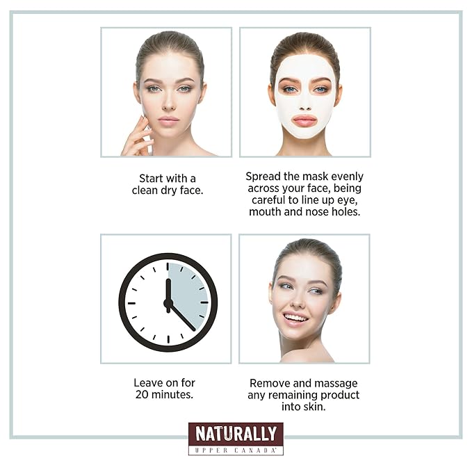 Soothing Cucumber Infused Sheet Mask, 5 Sheet Masks Included