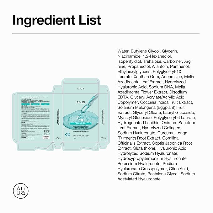ANUA PDRN Hyaluronic Acid Capsule 100 Serum Mask