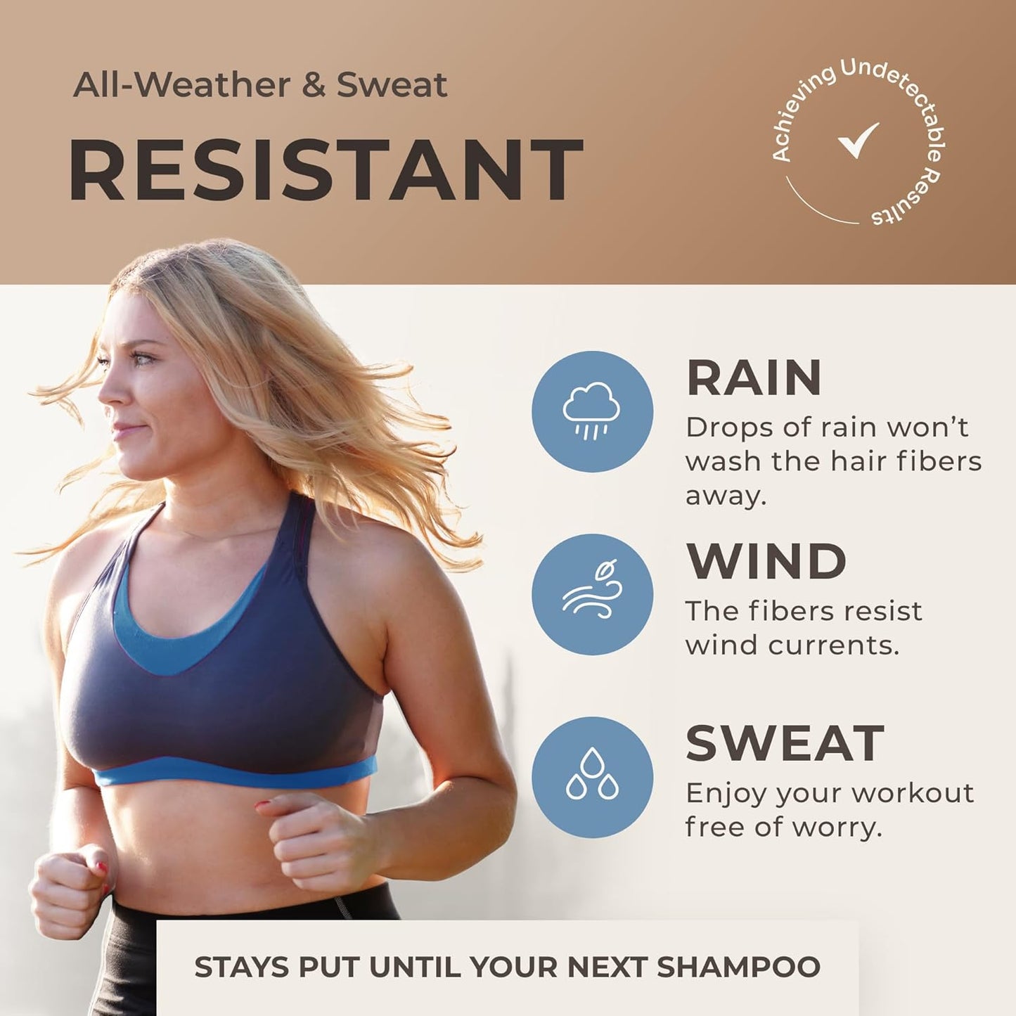 Keratin Hair Fibers for Men & Women - Fill In Fine or Thinning Hair, Instantly Thicker, Fuller Looking Hair (Light Blonde 30g)