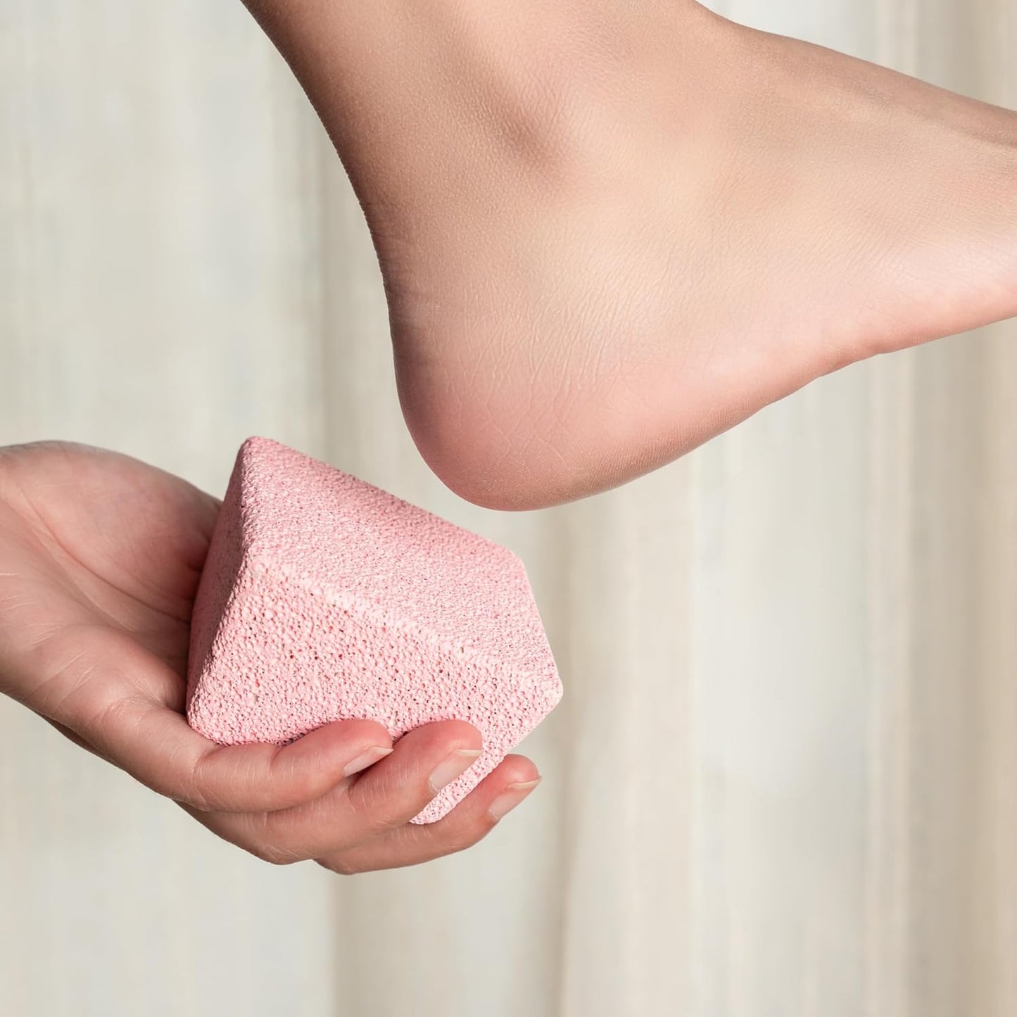 Multi-Color Pumice Stone Set – Ergonomic Trapezoid Foot File, 4-Pack in Pink, Yellow, Blue, & Green – Ideal for Callus Removal, Dead Skin Exfoliation,Cracked Heel Treatment – Durable & Thick