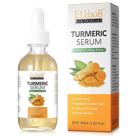 Turmeric Serum for Face Dark Spots, Face Skin Reduces Hyperpigmentation, Age Spots, Sun Spot, Improve Skin Tone
