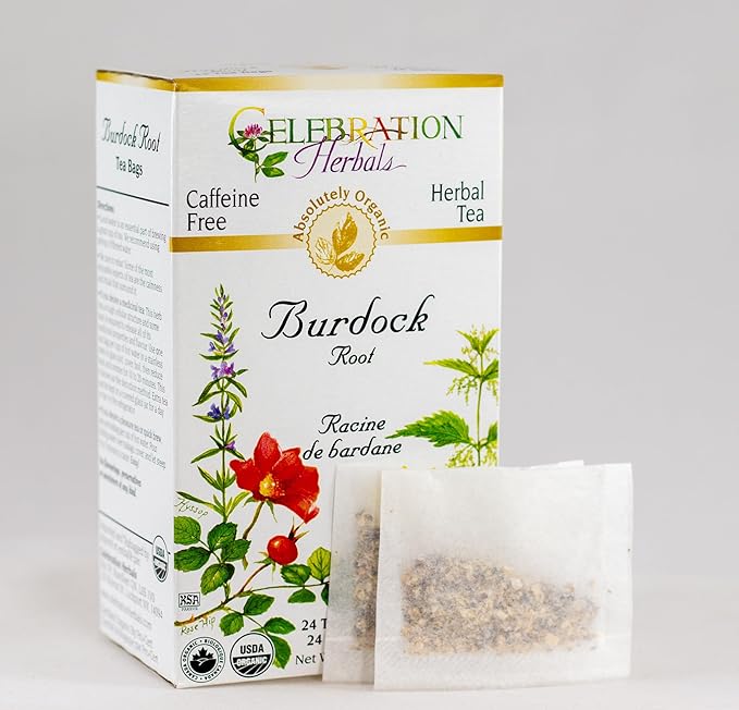 Celebration+Herbals%2c+Tea+Bags+Burdock+Root%2c+24+Count
