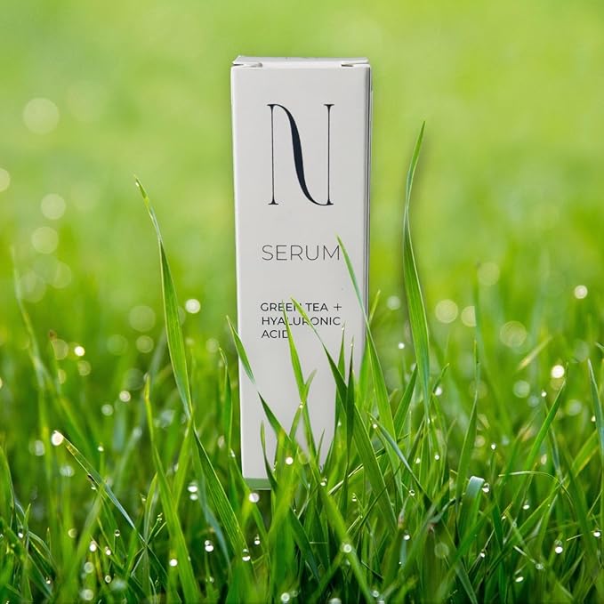 Green tea and hyaluronic acid serum anti-aging, 1 Ounce (Pack of 1)