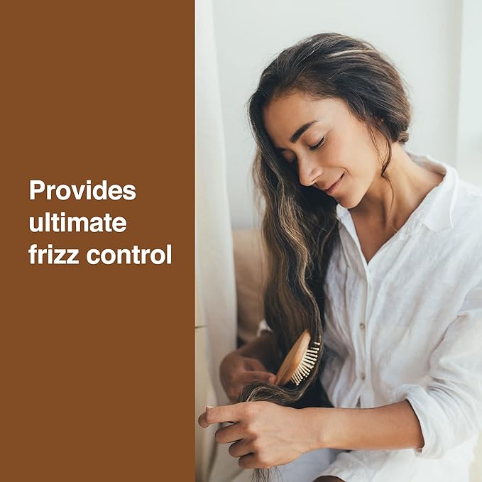 Keratin Anti-Frizz Leave-in Conditioner and Straightening Serum with Argan Oil for All Hair Types - 2 Fl. Oz.