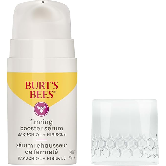 Burt's Bees Firming Collagen Face Serum, Mothers Day Gifts, Natural Origin Retinol Alternative Improves Skin Texture & Supports Anti-Aging, with Bakuchiol, Lightweight - Firming Booster (1 oz)