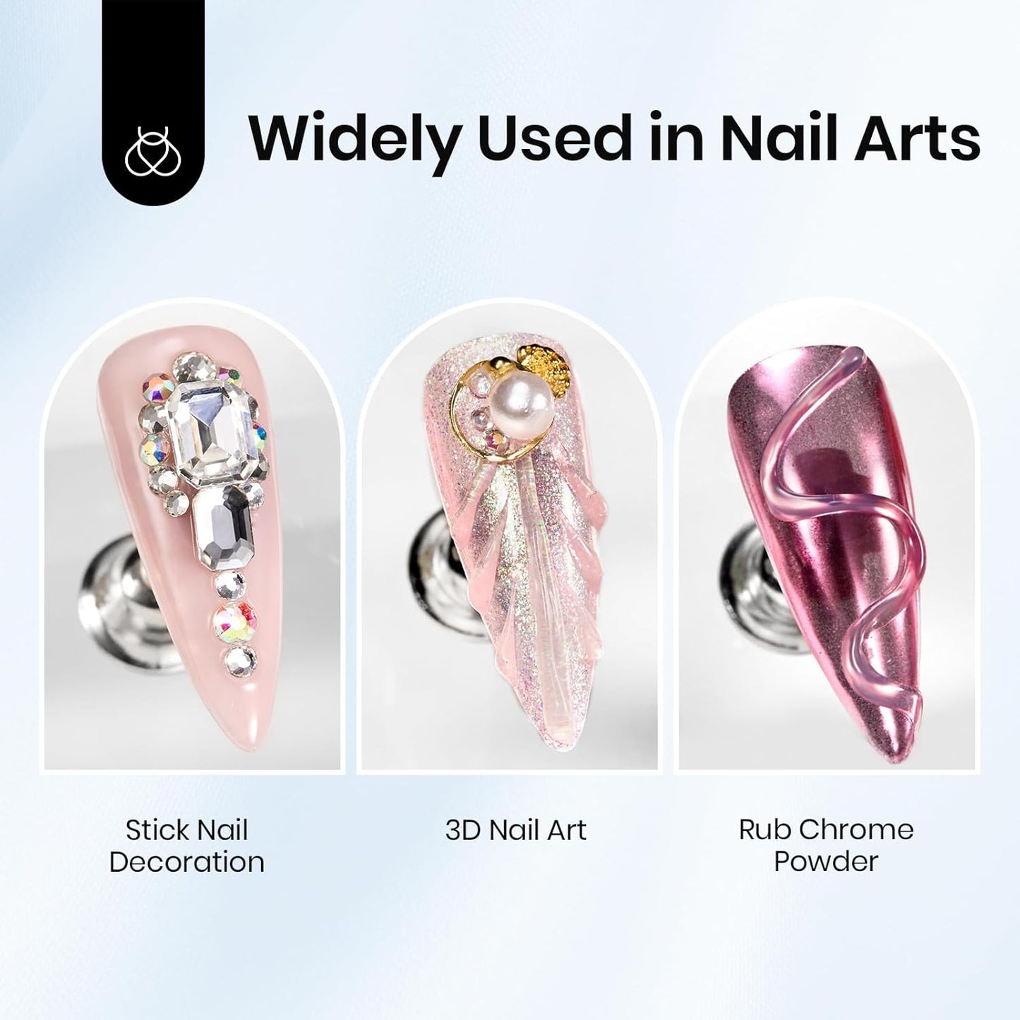 Beetles Sculpting Gel 3D Nail Art - Halloween White No Wipe Nail Polish 3D Rhinestone Building Multi-Function Drawing Gel for DIY Manicure Designs