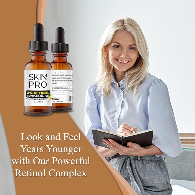 Extreme Retinol Serum for Face - Rapid Wrinkle Repair Face Moisturizer for Women, Physicians Formula, Retinol Serum 3% with Hyaluronic Acid, Home Safe, (1 fl oz)