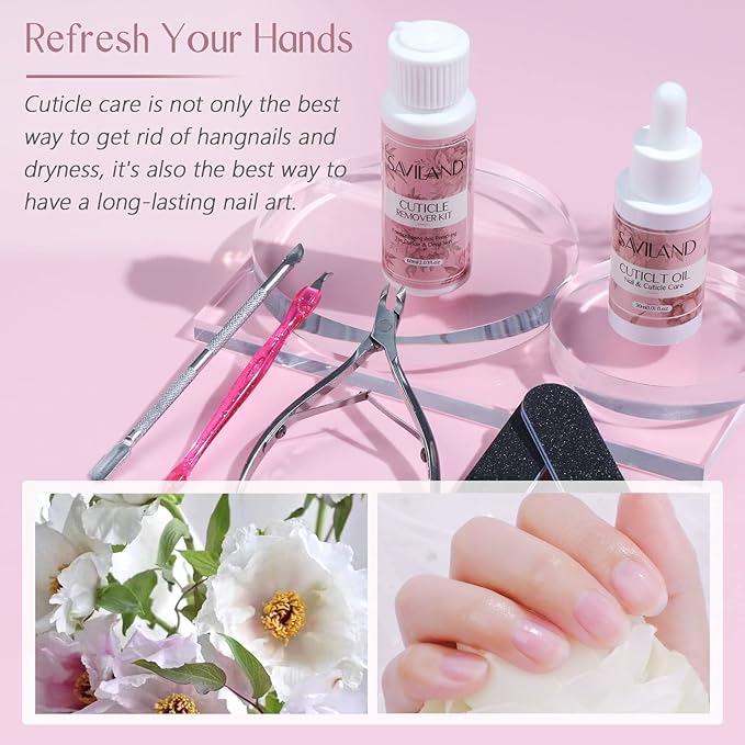 SAVILAND Cuticle Remover and Cuticle Oil Pens