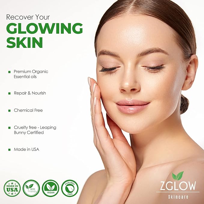 Organic Blend of Frankincense Oil for Skin, Rose Hip Seed Oil, Black Seed Oil for Face, Pumpkin Seed and Geranium Oil - Multi-Use Organic Beauty Oil for Face and Hair - Body Oil and Hair Growth Oil