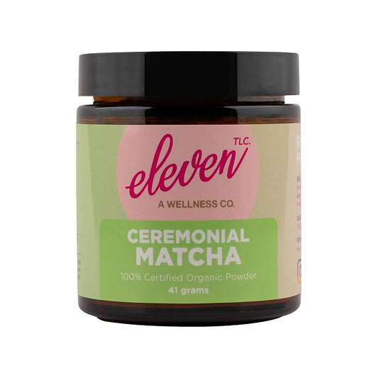 eleven TLC - CEREMONIAL MATCHA POWDER | 100% Organic | Sourced from Japan | GMO Free | 40 Servings