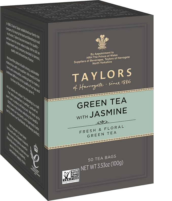 Taylors of Harrogate Green Tea with Jasmine, 50 Teabags