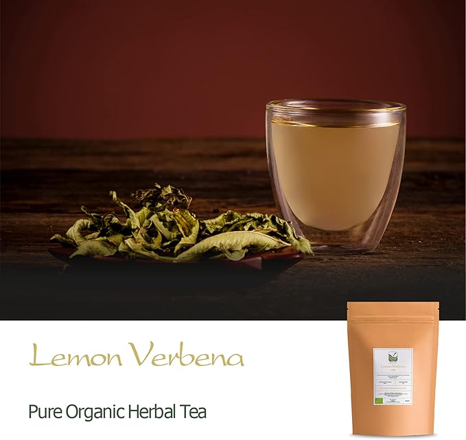 Lemon Verbena Organic Herbal Tea - Handpicked Cedron Loose Leaf Tea - Luisa Verveine or Luiza Leaves - Cedron Herb Dried Lemon Verberna Tea Lemon Verbena Tea Leaves Lemon Tea Leaves
