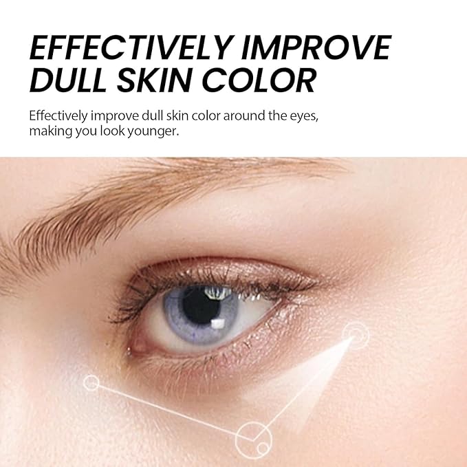 Instant Firm Eye Tightener, Instant Eye Firm Tightening Cream, Tightener Cream for Under eye Bags, Dark Circles, Puffiness, Delicate Skin - 1PC