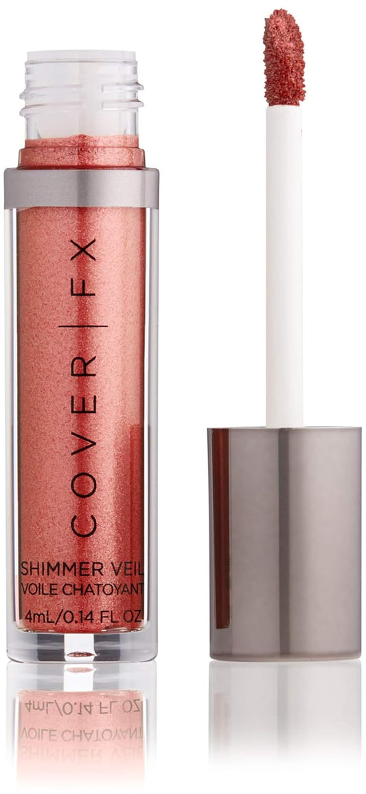 COVER FX Shimmer Veil - Ember - Weightless Cream Shimmer - Crease-Proof - Transfer-Proof Formula - Multidimensional Shine - Eyes, Cheeks and Lips