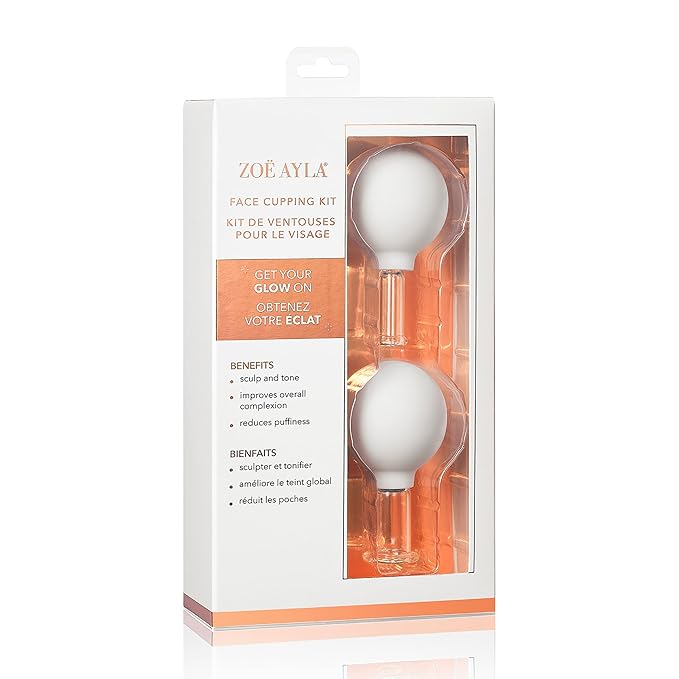 Face Cupping Kit by Zoe Ayla for Women - 2 Pc Tools