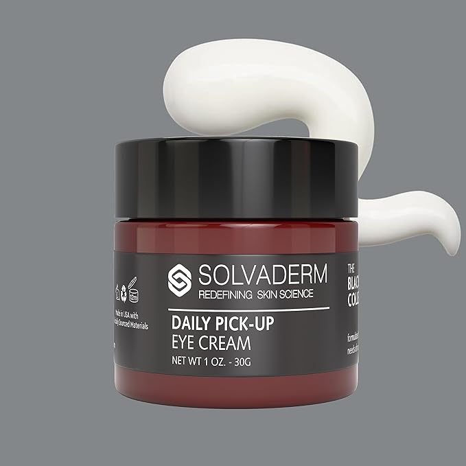 Solvaderm Blackstone Collection Men’s Face Cream – Anti-Aging Moisturizer for Men with Peptides & Antioxidants – Hydrating, Firming, Non-Greasy Daily Skincare for All Skin Types – 1 oz