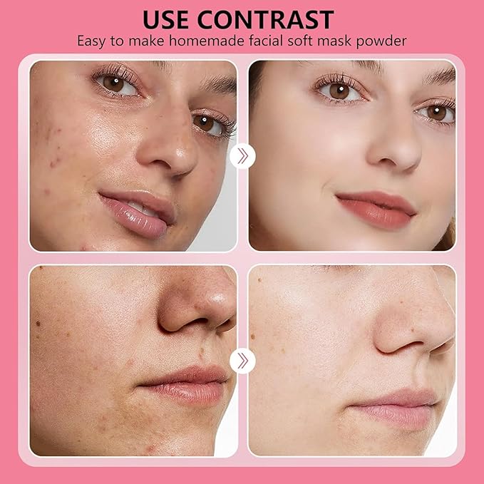 Jelly Face Mask Peel Off Powder 650g Moisturizing and Hydrating Repair and Smooth Skin Care for Home Salon Spa (Hyaluronic Acid)