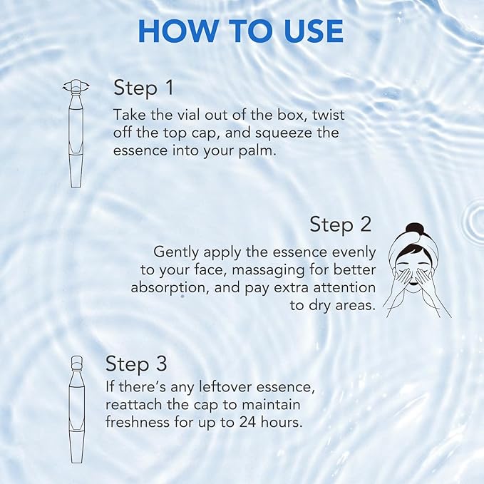 Hyaluronic Acid Tubes | 3% Hyaluronic Acid Serum for Face | Anti-Aging & Hydrating Serum | 4D Hyaluronic Acid for All Skin Types | 1.2ml x 30 Vials