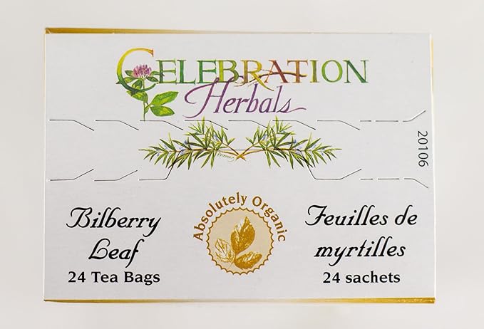 Celebration+Herbals+Teabags+Herbal+Tea+Bilberry+Leaf+Organic%2c+24+Bags