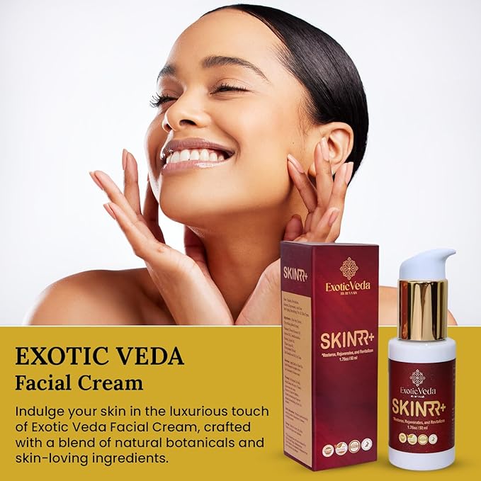 Facial Cream with Vitamin E Sweet Almond Oil, and Jojoba, Skin Care for Men and Women, For all Skin Types: (1.76 oz/50 ml)