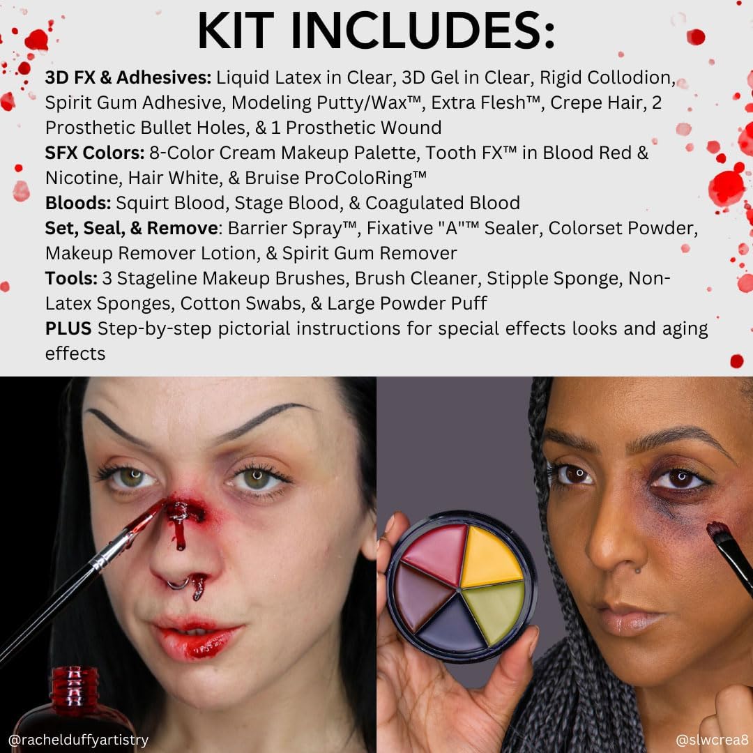 Mehron Makeup Special FX All-Pro Makeup Kit | Complete Professional Stage Makeup Kit | Special Effects Makeup Kit for Theatre, Halloween, & Cosplay