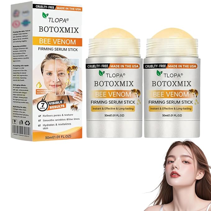 Botox Bee Venom Firming Serum Stick, Advanced Firming & Wrinkle-Reducing Cream, Bee Venom Wrinkle Remover Cream, Bee Venom Firming Serum Stick, Hydrates & Nourishes Skin (2PCS)