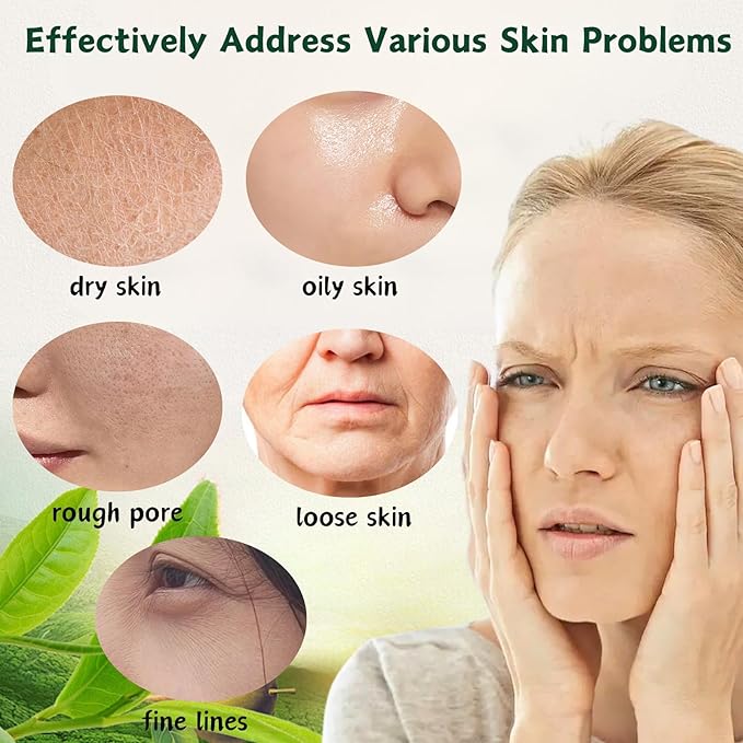 Tea Tree Skincare Set Mother's Day Gifts - 5 Pcs Skin Care Set - Skincare for Girls 10-12 - Skin Care for Teens 10-12 - Gift Set for Women with Cleanser,Toner,Face Cream,Eye Cream,Essential Oil