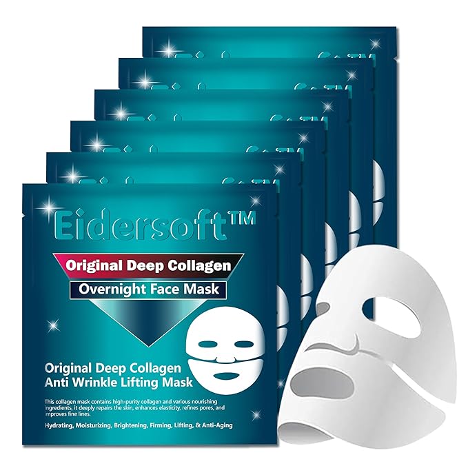 Original Deep Collagen Anti-Wrinkle Lifting Face Mask - Hydrating & Moisturizing Overnight Mask with Retinol, Niacinamide, Hyaluronic Acid - Skin Repair & Firmness - Fine Lines & Wrinkles Treatment