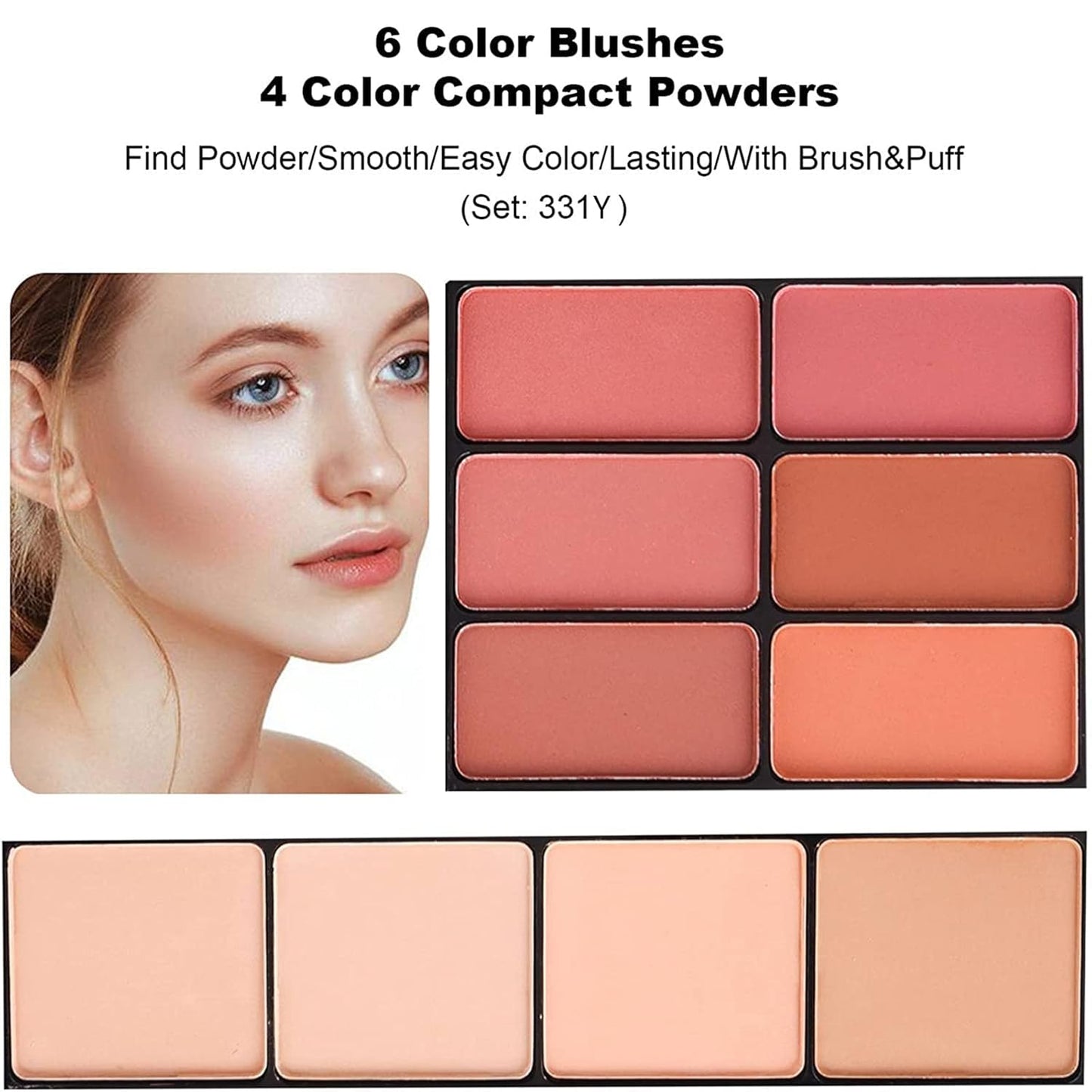 M 58 Color Professional Makeup pallet, Makeup Kit for Women Full Kit, All In One Makeup Kit Set, Makeup Gift Set for women girls (331N)
