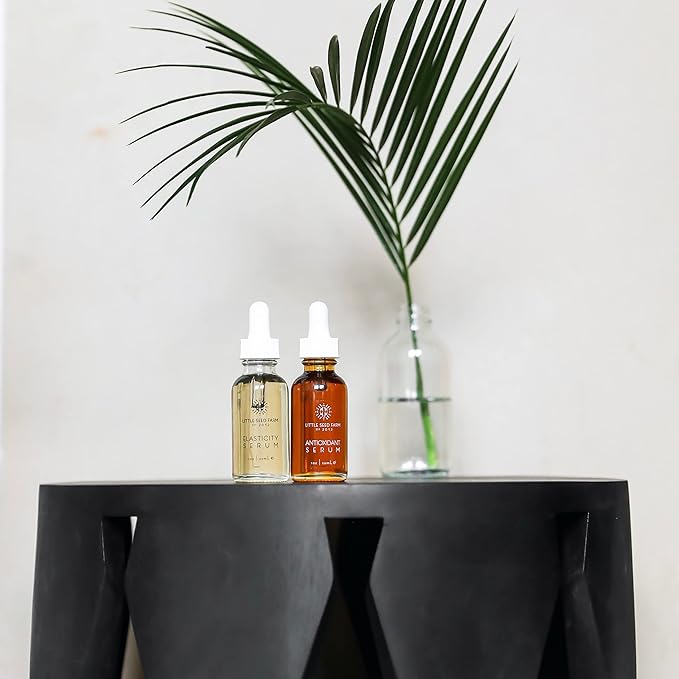 Little Seed Farm Elasticity Serum - Skin Care Toning and Firming Face Serum - Net Wt. 4 fl oz