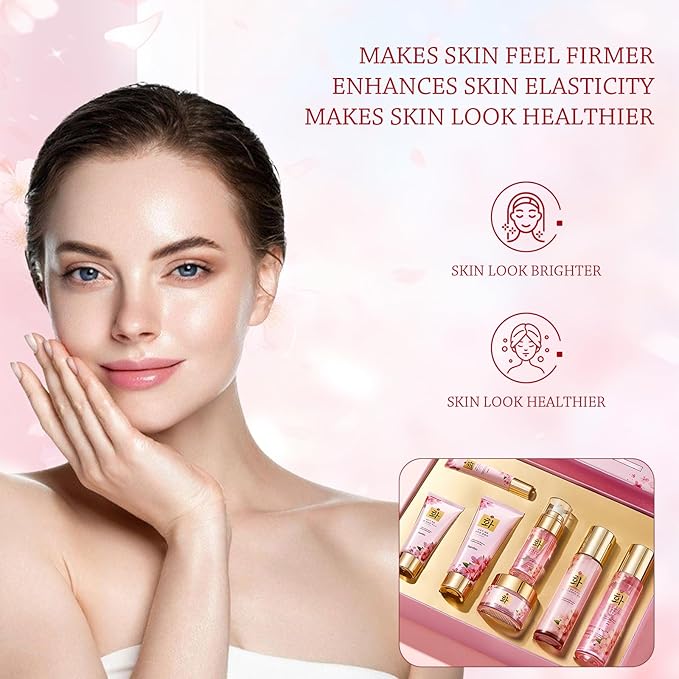 Anti-Wrinkle Skin Care Routine Large Kit,Anti-Aging & Hydrate Skin,Facial Cleanser,Toner,Lotion,Cream,Serum,Eye Cream Skincare Gift Set,Wife Mom Womens Gifts for Christmas Stocking Stuffer