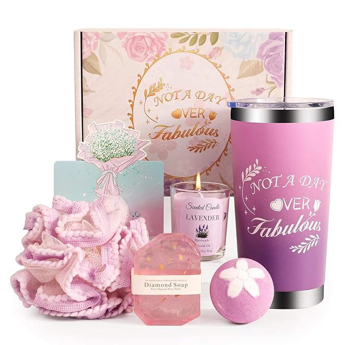 Spa Gifts Baskets for Women, Self Care Kit Get Well Care Package Gifts Set, Birthday Gifts for Women, Mother's Day for Mom, Bath Gifts for Girlfriend, Sister, Friends, Teacher, Colleagues