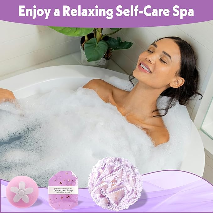 Spa Gifts Baskets for Women, Self Care Kit Get Well Care Package Gifts Set, Birthday Gifts for Women, Mother's Day for Mom, Bath Gifts for Girlfriend, Sister, Friends, Teacher, Colleagues