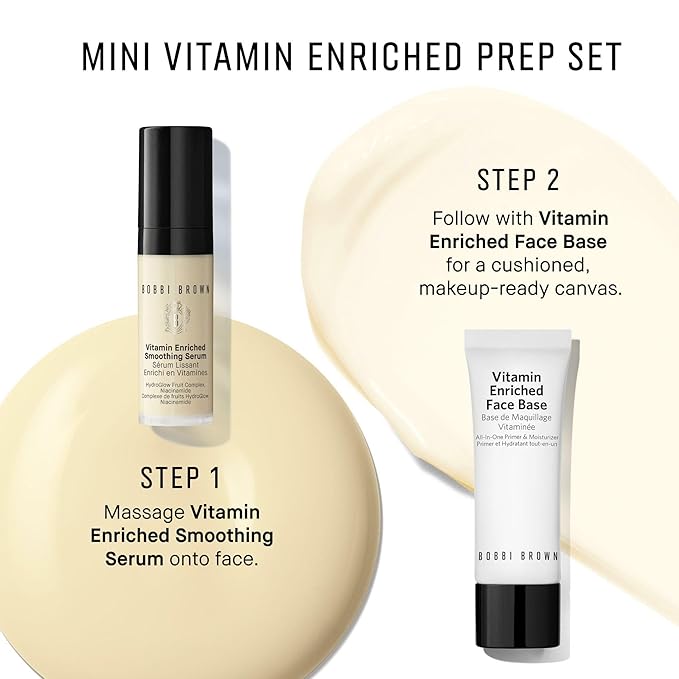Bobbi Brown Mini Vitamin Enriched Moisturizer and Serum Set, 2 Piece Kit