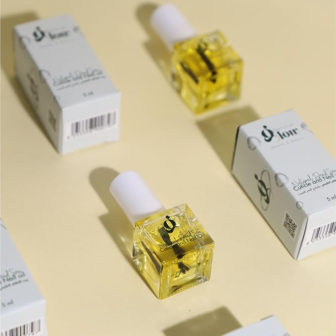 Dead Sea Cuticle & Nail Oil (5ML) | Strengthens, Moisturizes & Conditions with Sweet Almond, Olive, Jojoba, Castor, Argan Oils, Lemon Essential Oil, Vitamin E & Dead Sea Salt