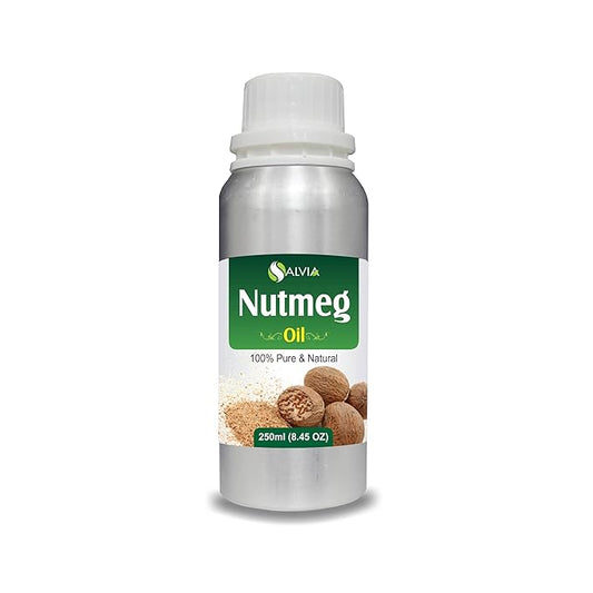 Salvia Bulk Nutmeg (Myristica Fragrans) Oil - 250ml/8.45Fl Oz