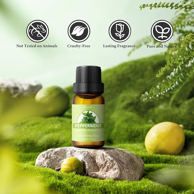 Essential Oils Set - Pure Essential Oils-Perfect for Diffuser, Humidifier, Massage, DIY Candle and Soap Making（30x10 ML）