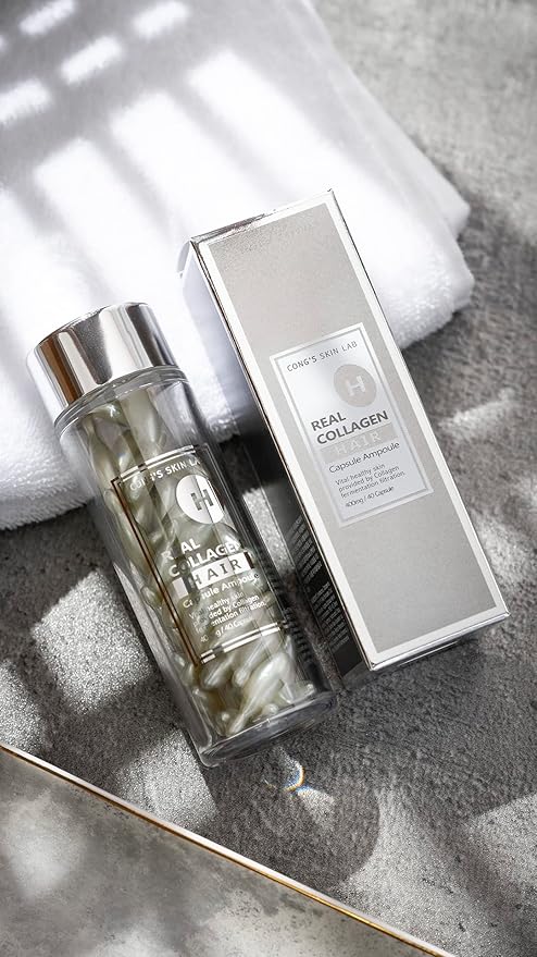 CONG'S SKIN LAB Premium Collagen Multi Vita Nourishment Hair Care Ampoule 【Hair Treatment】 【40 Capsule】 【Made in Korea】