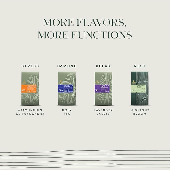 Luxmi Estates Turmeric Time-Out Herbal Tea 25 Tea Bags (50g) Pack